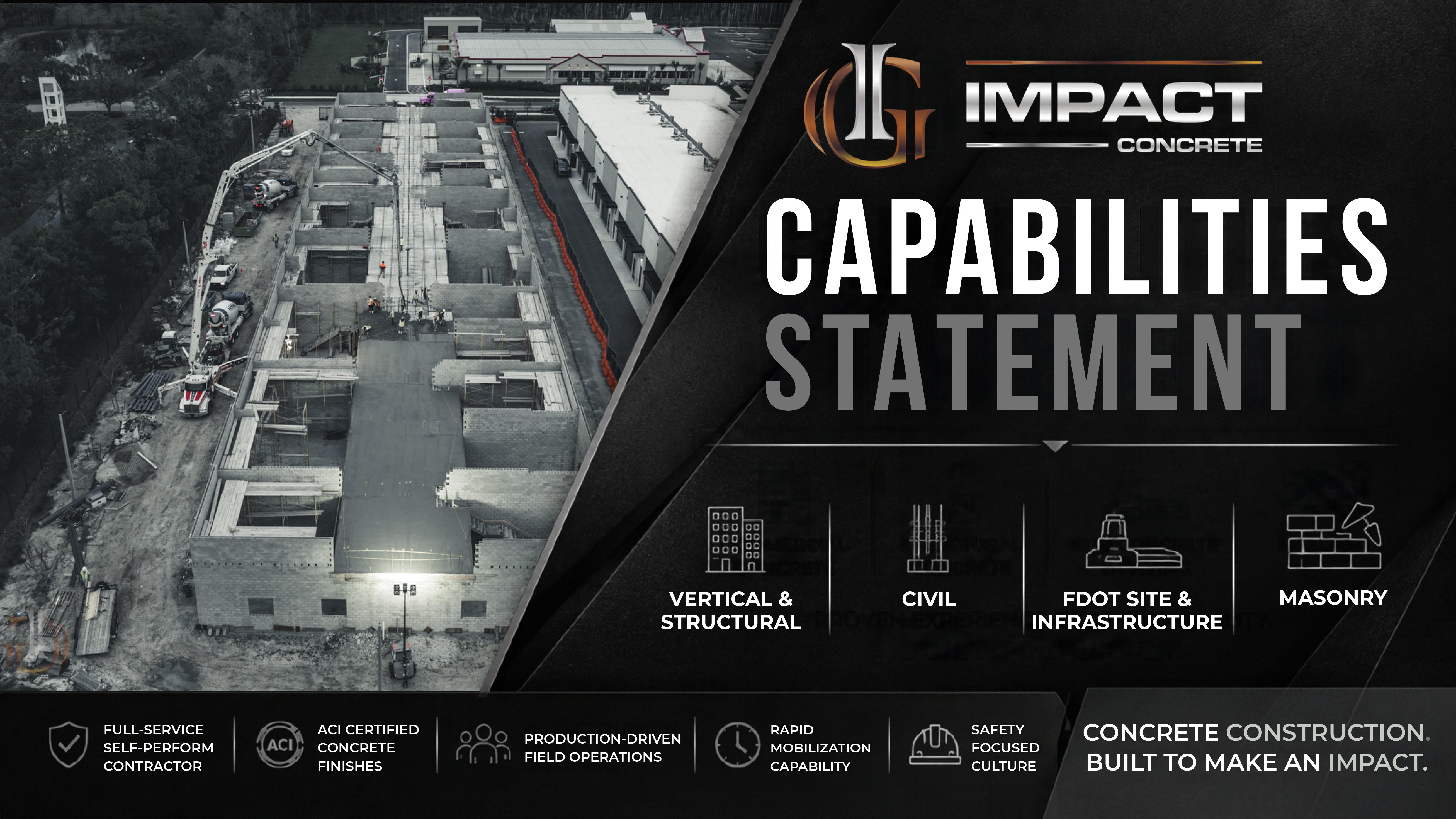 Impact Concrete commercial concrete construction capabilities